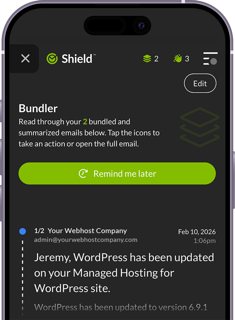Bundler mobile view