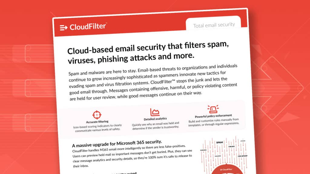 CloudFilter: Platform Agnostic Email Filtering